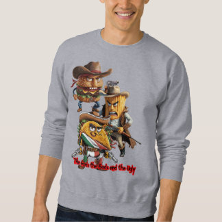Sweatshirt Fast Foods in the Wild West on a Grey