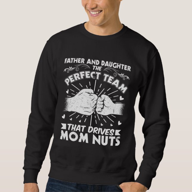Sweatshirt Father And Daughter Partnerlook Dad Father s Day Q (Devant)