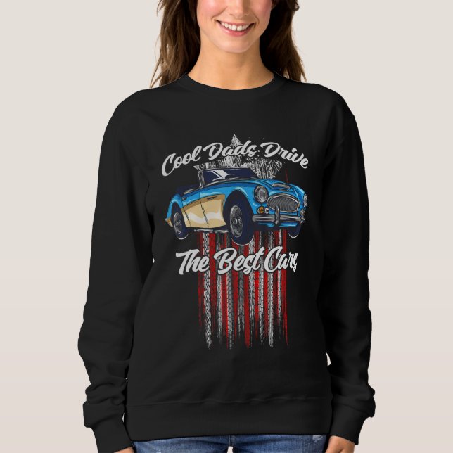 Sweatshirt Father s Day vintage car convertible (Devant)