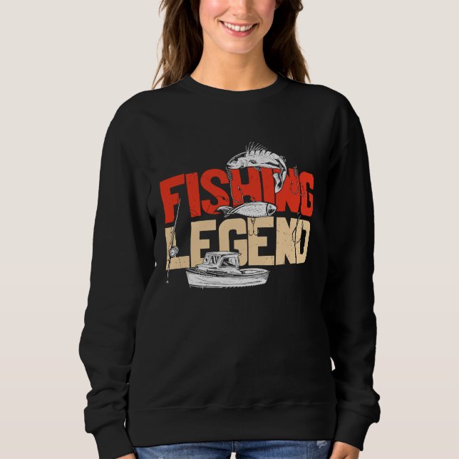 Sweatshirt Father's Day Fishing Fisherman Rod Angler  2 (Devant)