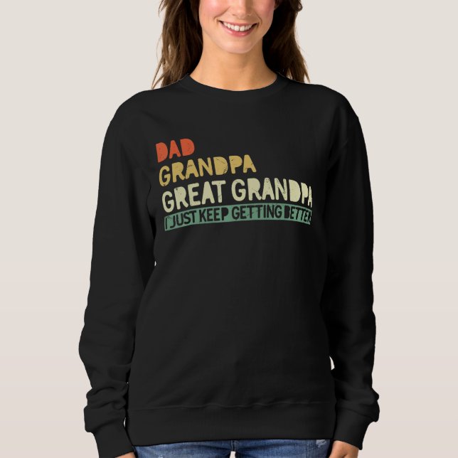 Sweatshirt Fathers day from Grandson toddler Dad Grandpa Grea (Devant)