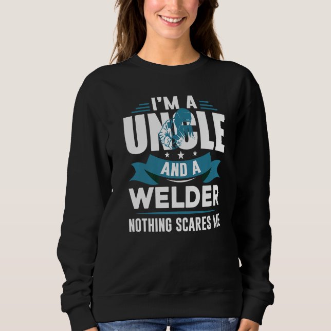 Sweatshirt Father's Day  USA Patriotic Welder Uncle (Devant)