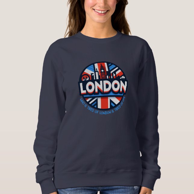 Sweatshirt Fatigué de Londres (Devant)