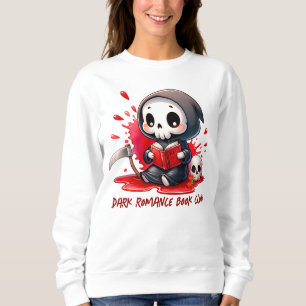 Sweatshirt Faucheuse Amoureuse de Livres, Club de Lecture Per