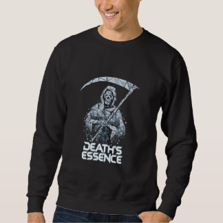 Sweatshirt Faucheuse Essence de la mort Abstraite Fragmentée