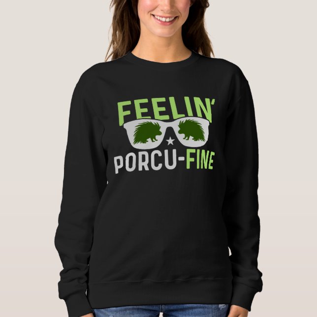 Sweatshirt Feelin Porcu Fine  Porcupine (Devant)