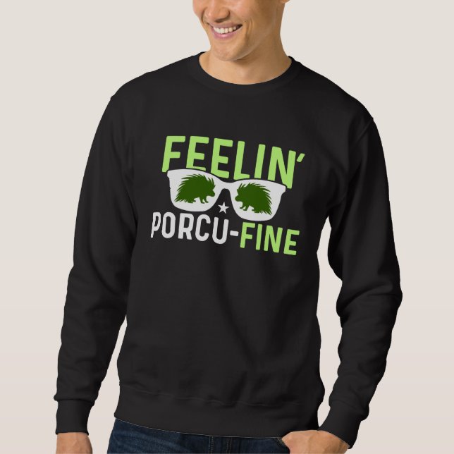 Sweatshirt Feelin Porcu Fine  Porcupine (Devant)