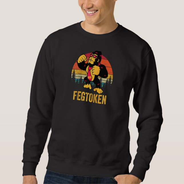 Sweatshirt Fegtoken Millionaire Feg Hodl Crypto Cryptocurrent (Devant)
