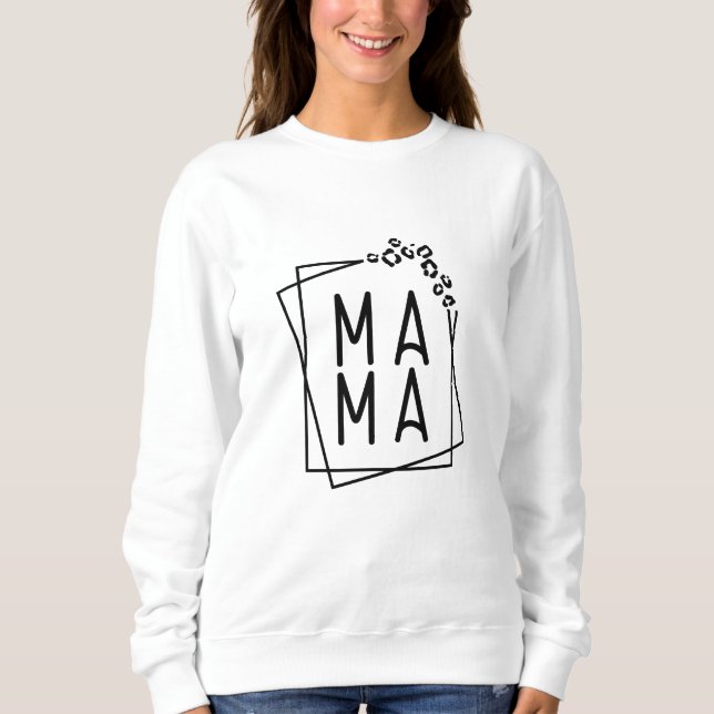 Sweatshirt Feline Mama Sweater - Blend Premium (Devant)