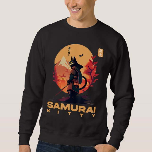 Sweatshirt Feline Wonders The Rise of Samurai Kitty (Devant)