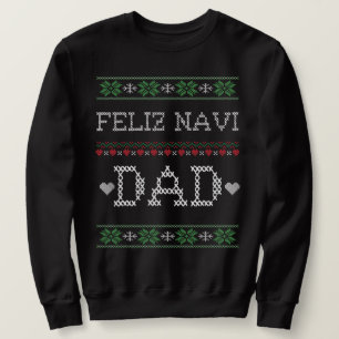 Sweatshirt FELIZ NAVI DAD drôle Noël