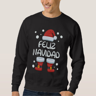Sweatshirt Feliz Navidad Espagne Noël Père Noël Joyeux Noël S