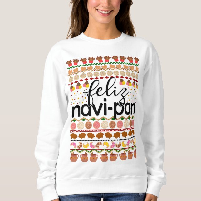 Sweatshirt Feliz Navidad Pan Dulce (Devant)