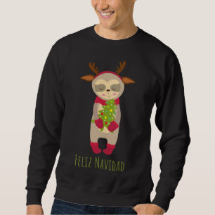 Sweatshirt Feliz Navidad Sloth