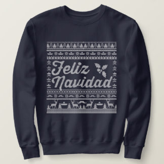 Sweatshirt Feliz Navidad Ugly Sweater.