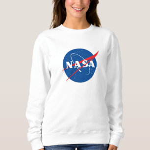 Sweatshirt féminine de la NASA (Rocket White)