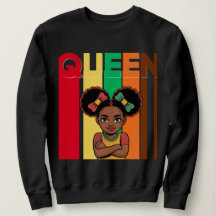 Sweatshirt féminine de la Reine d'Afrique