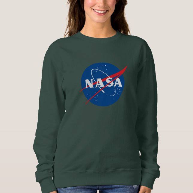 Sweatshirt féminine emblématique de la NASA (Auror (Devant)