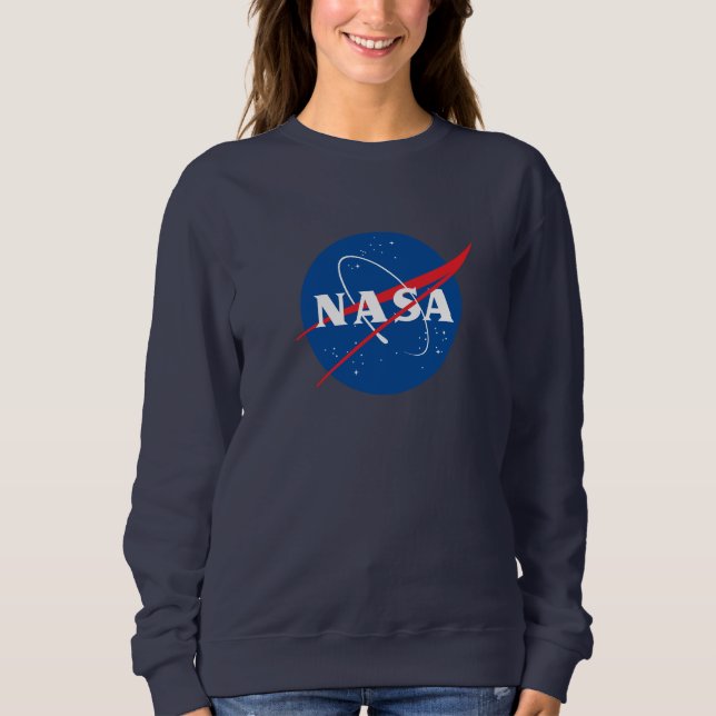 Sweatshirt féminine Iconique de la NASA (Night Sky (Devant)