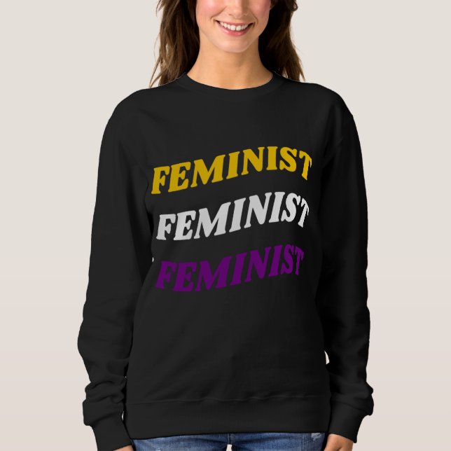 Sweatshirt féministe aux États-Unis (Devant)