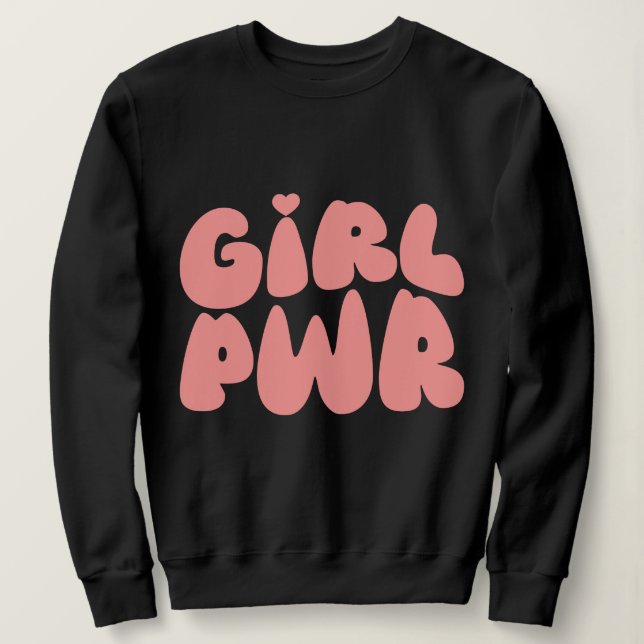 Sweatshirt Feministe du pouvoir féminin (Design devant)