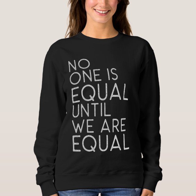 Sweatshirt Féministe Féminisme Autonomiser Égal Égalité (Devant)