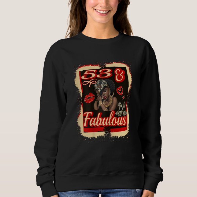 Sweatshirt Femme 53 Et Fabuleux 53 Anniversaire Fille B (Devant)