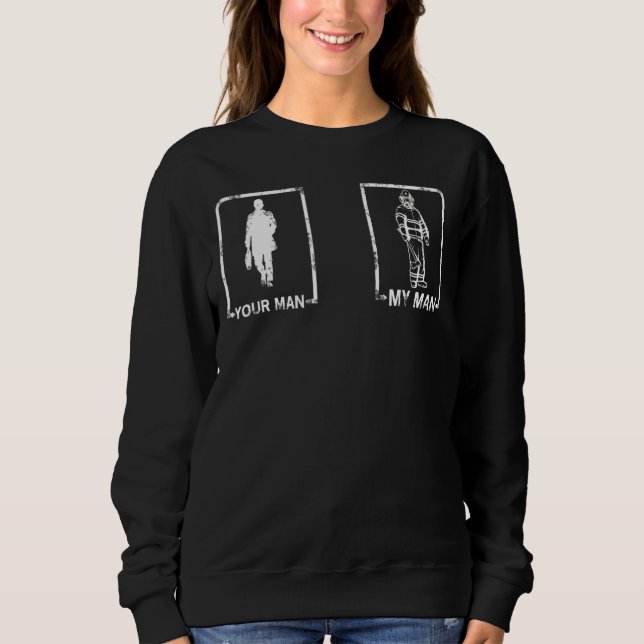 Sweatshirt Femme-amie Fireman Pour Femmes Pompier (Devant)