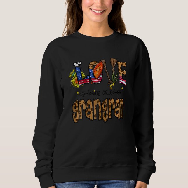Sweatshirt Femme Canoë Grangran Leopard Love Grangran (Devant)