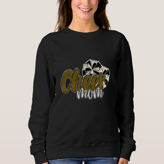 Sweatshirt Femme Cheval Maman Top, Pom Poms Gold Mascot Coule (Devant)