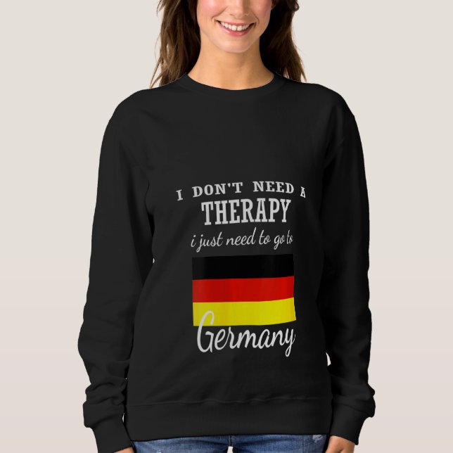 Sweatshirt Femme Cool Allemagne (Devant)
