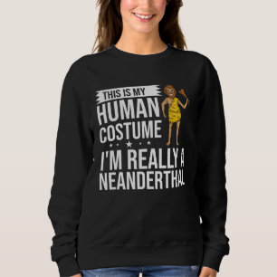 Sweatshirt Femme Crâne ADN Homme de Néandertal  1