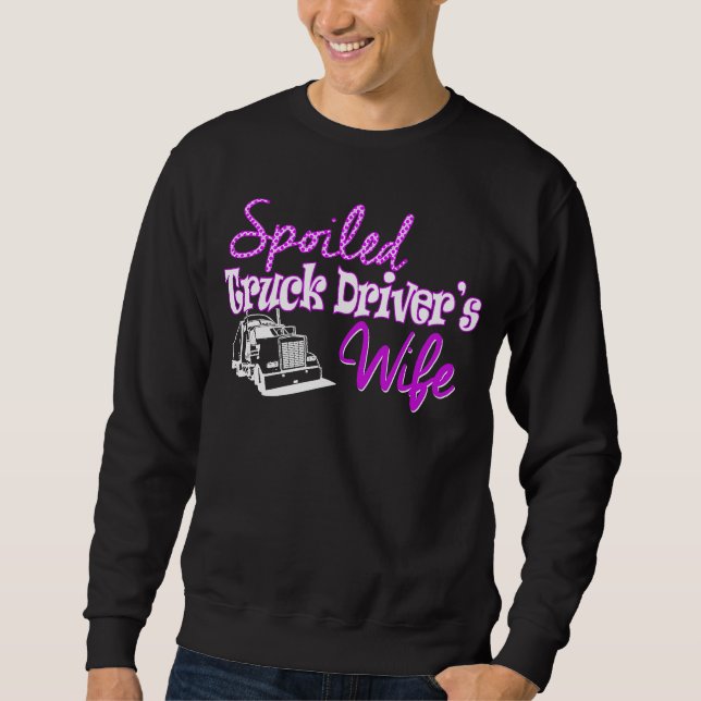 Sweatshirt femme de camionneurs gâtés (Devant)