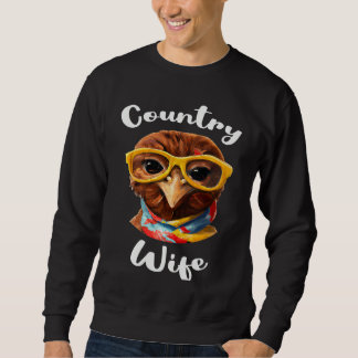 Sweatshirt Femme de campagne pour femme de ferme ou vache fem