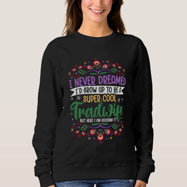 Sweatshirt Femme de commerce fière femmes de commerce (Devant)