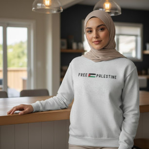 Sweatshirt Femme de frêne PALESTINE GRATUITE