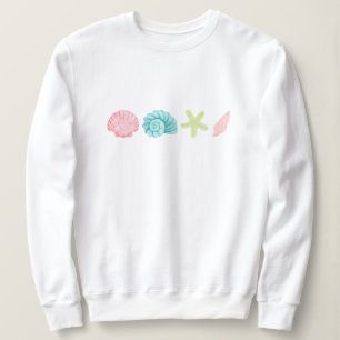 Sweatshirt Femme d'été plage coquillage esthétique amoureux d