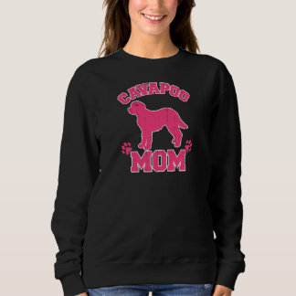 Sweatshirt Femme Drôle Chien Drôle, Cavapoo Chien Maman Cavap
