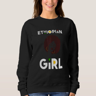 Sweatshirt Femme Ethiopienne fille Ethiopienne Diva Africaine