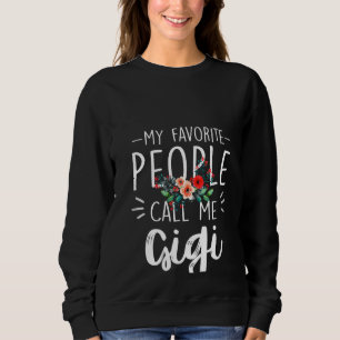 Sweatshirt Femme Floral Gigi Chemise Mes Favoris Appelent