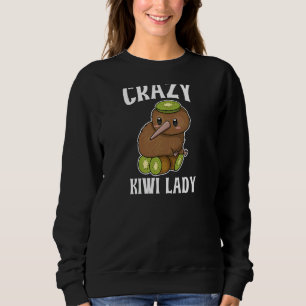 Sweatshirt Femme Fou Kiwi Lady Pour Une Kiwi Girl