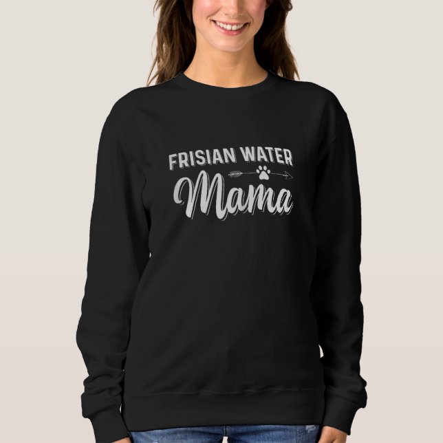 Sweatshirt Femme Frisian Water Mama Pet Dog Propriétaire (Devant)