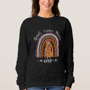 Sweatshirt Femme Golden Retriever Meilleur Chien Maman Jour A