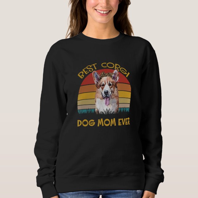 Sweatshirt Femme Joli chien porteur chien chien Best Chien Ma (Devant)