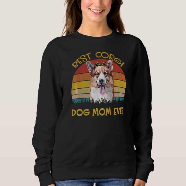 Sweatshirt Femme Joli chien porteur chien chien Best Chien Ma (Devant)