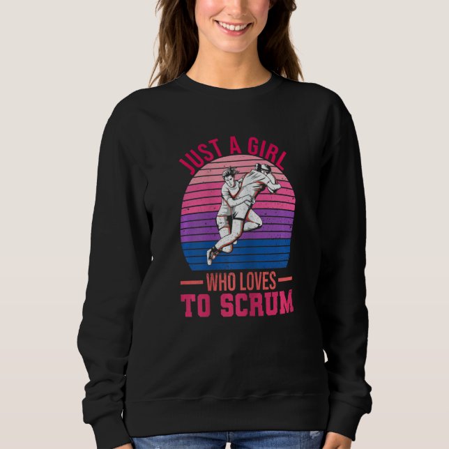Sweatshirt Femme Juste Une Fille Qui Aime Faire Un Jeu Pour U (Devant)