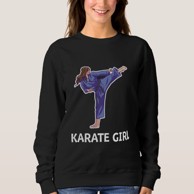Sweatshirt Femme Karate Fighter (Devant)