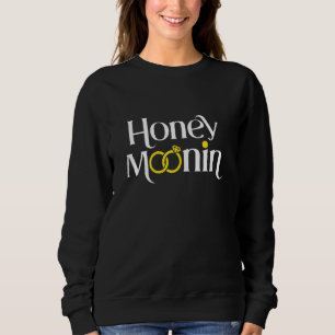 Sweatshirt Femme Lune de miel en miel Lune de miel Lune de ma