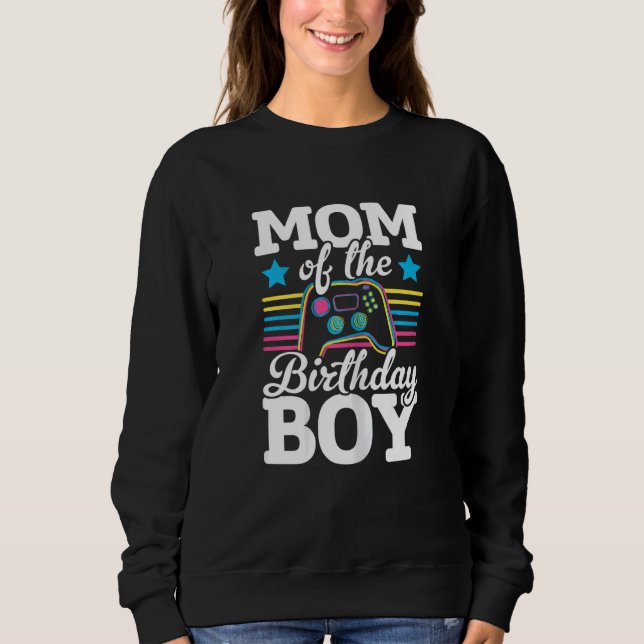 Sweatshirt Femme Maman De L'Anniversaire Joueur Vidéo Garçon  (Devant)