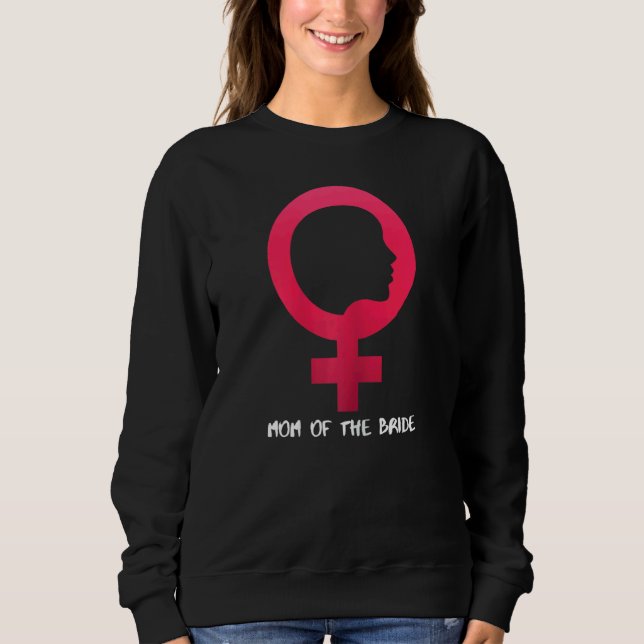 Sweatshirt Femme Maman De L'Épouse 1 (Devant)